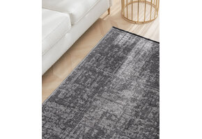 Elle Decoration Brilliance Laagpolig Vloerkleed Zilver Grijs