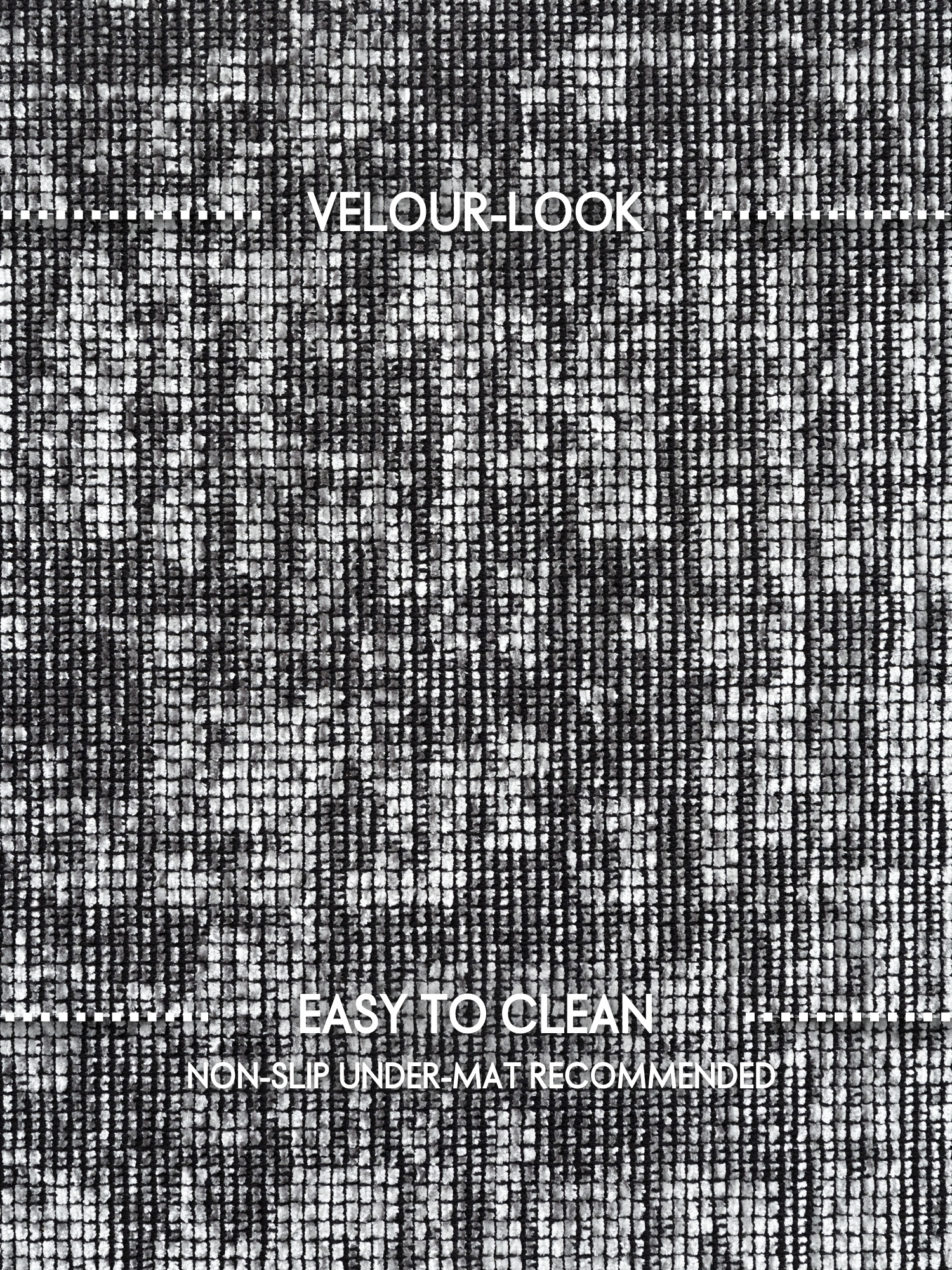 Elle Decoration Brilliance Laagpolig Vloerkleed Zilver Grijs