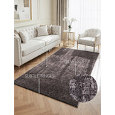 Elle Decoration Brilliance Laagpolig Vloerkleed Bruin