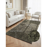 Elle Decoration Brilliance Laagpolig Vloerkleed Groen