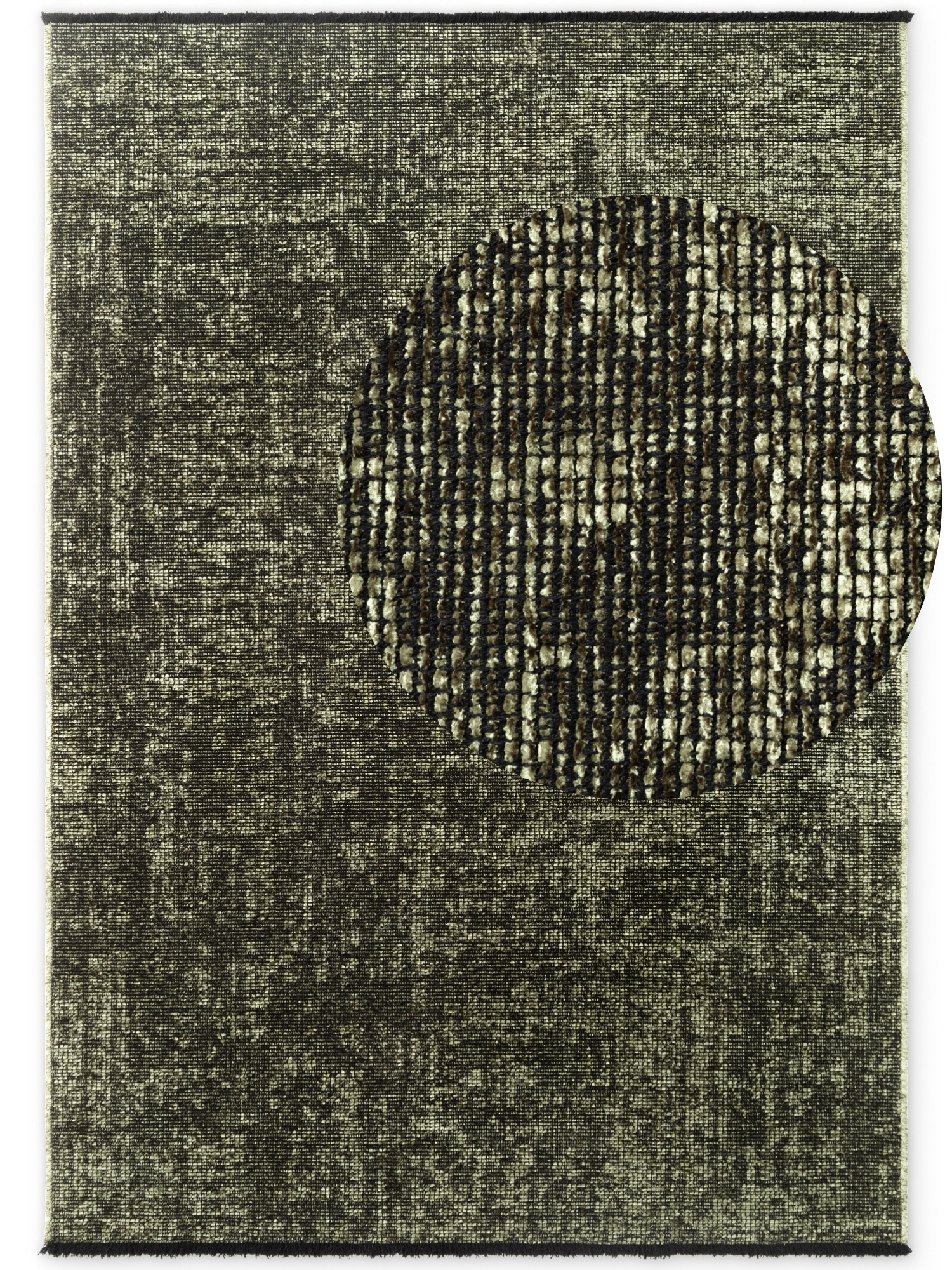 Elle Decoration Brilliance Laagpolig Vloerkleed Groen