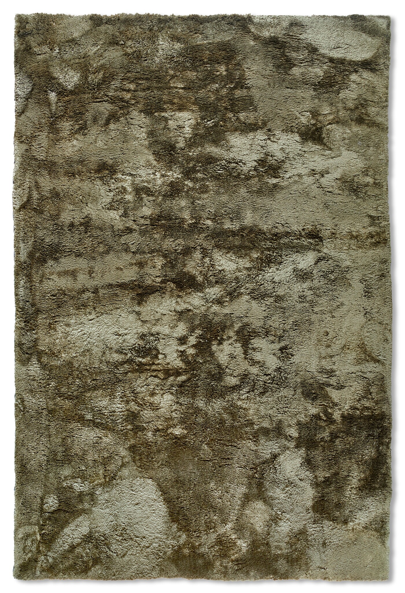 Elle Decoration Cosy Hoogpolig Vloerkleed Groen