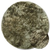 Elle Decoration Cosy Rond Hoogpolig Vloerkleed Groen