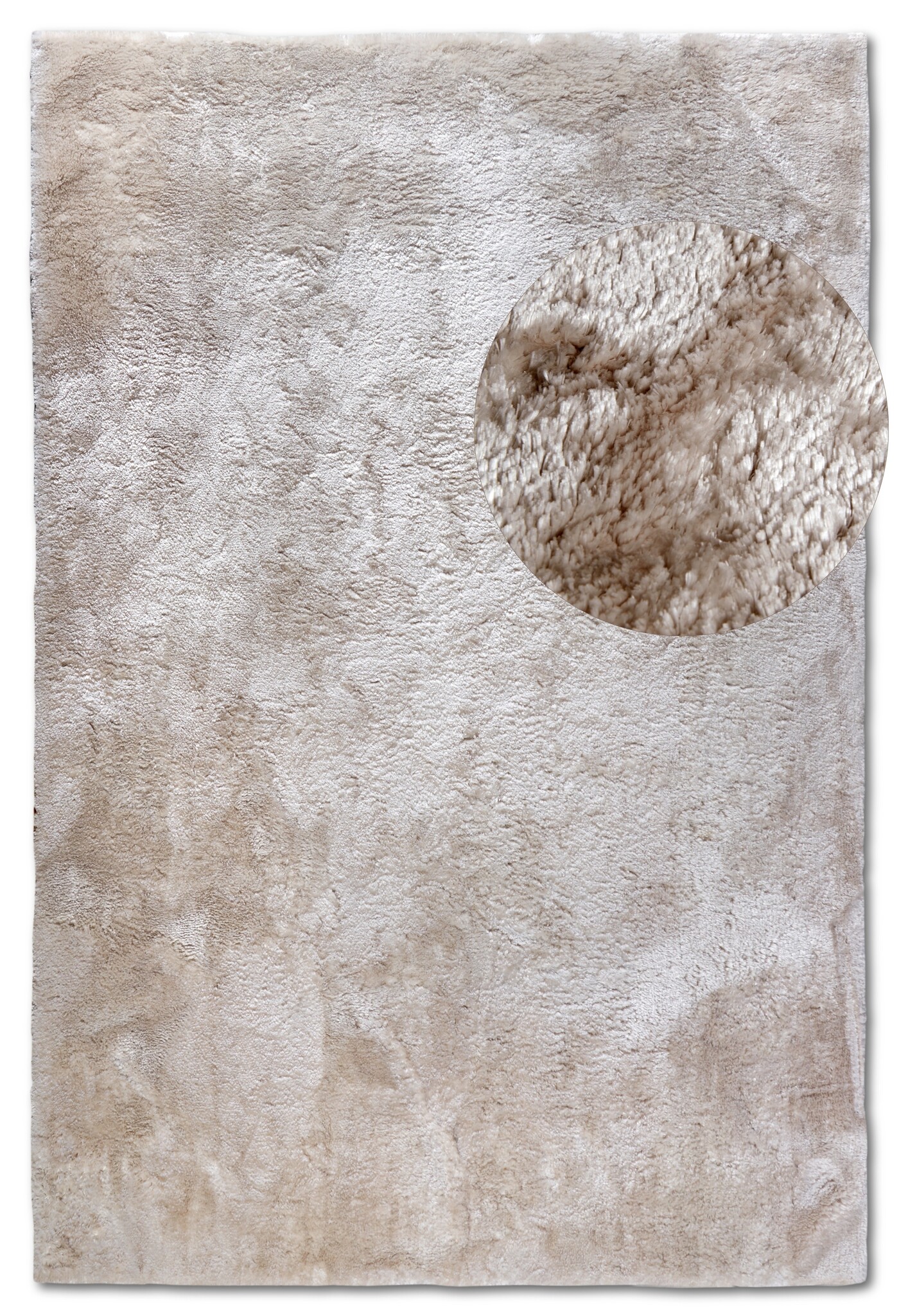 Elle Decoration Cosy Hoogpolig Vloerkleed Creme