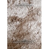 Elle Decoration Cosy Hoogpolig Vloerkleed Creme