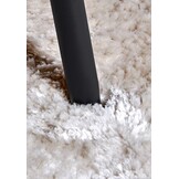 Elle Decoration Cosy Rond Hoogpolig Vloerkleed Creme