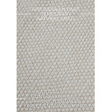 Elle Decoration Delhi Wol Hand-made Vloerkleed  Wit