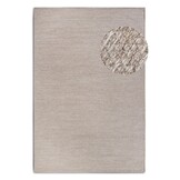 Elle Decoration Delhi Wol Hand-made Vloerkleed  Linnen Beige