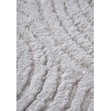 Elle Decoration Japandi Hoogpolig Vloerkleed Creme Wit