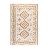 Elle Decoration Gemini Buitenkleed Dubbelzijdig Vloerkleed Geel