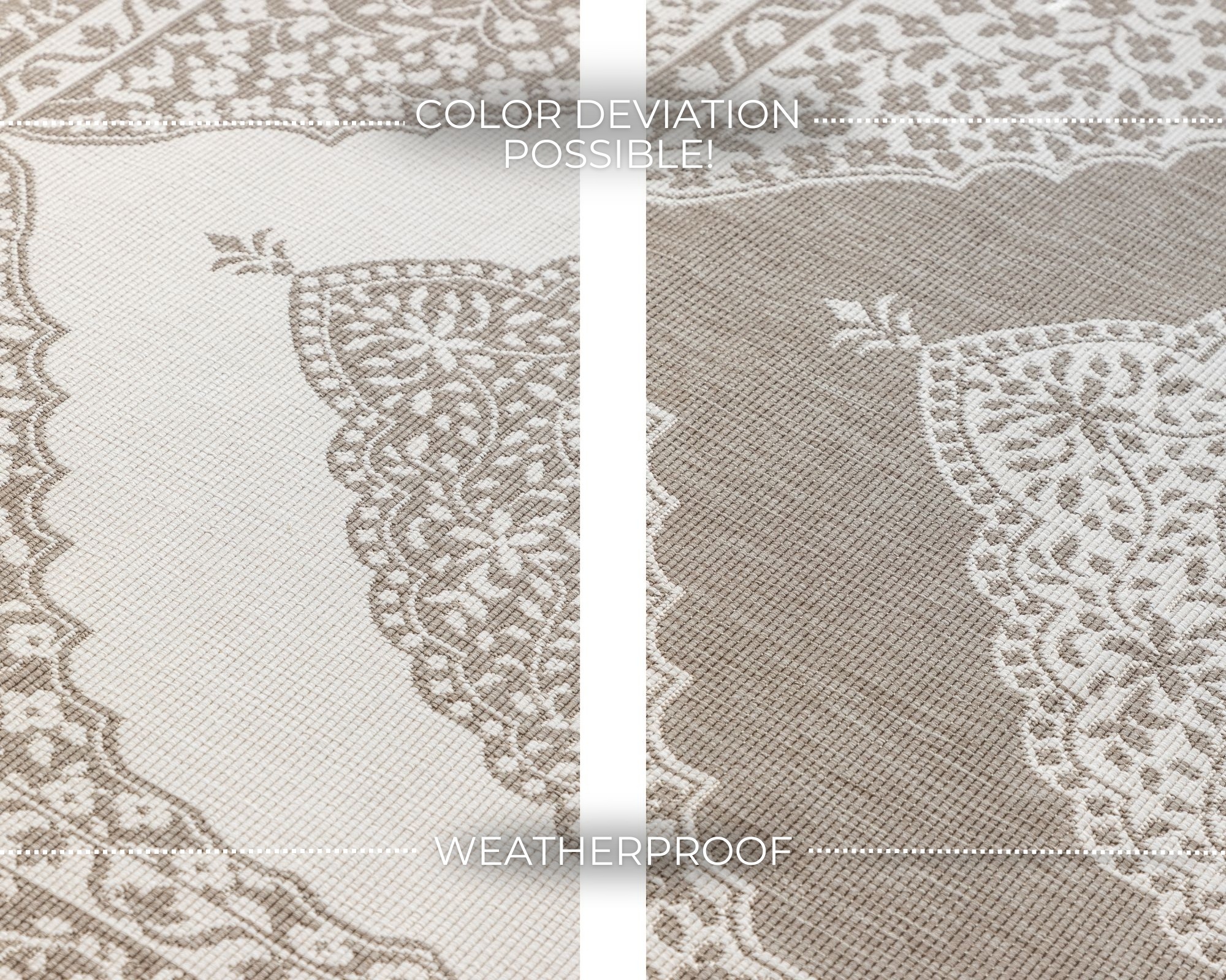 Elle Decoration Gemini Buitenkleed Dubbelzijdig Vloerkleed Linnen