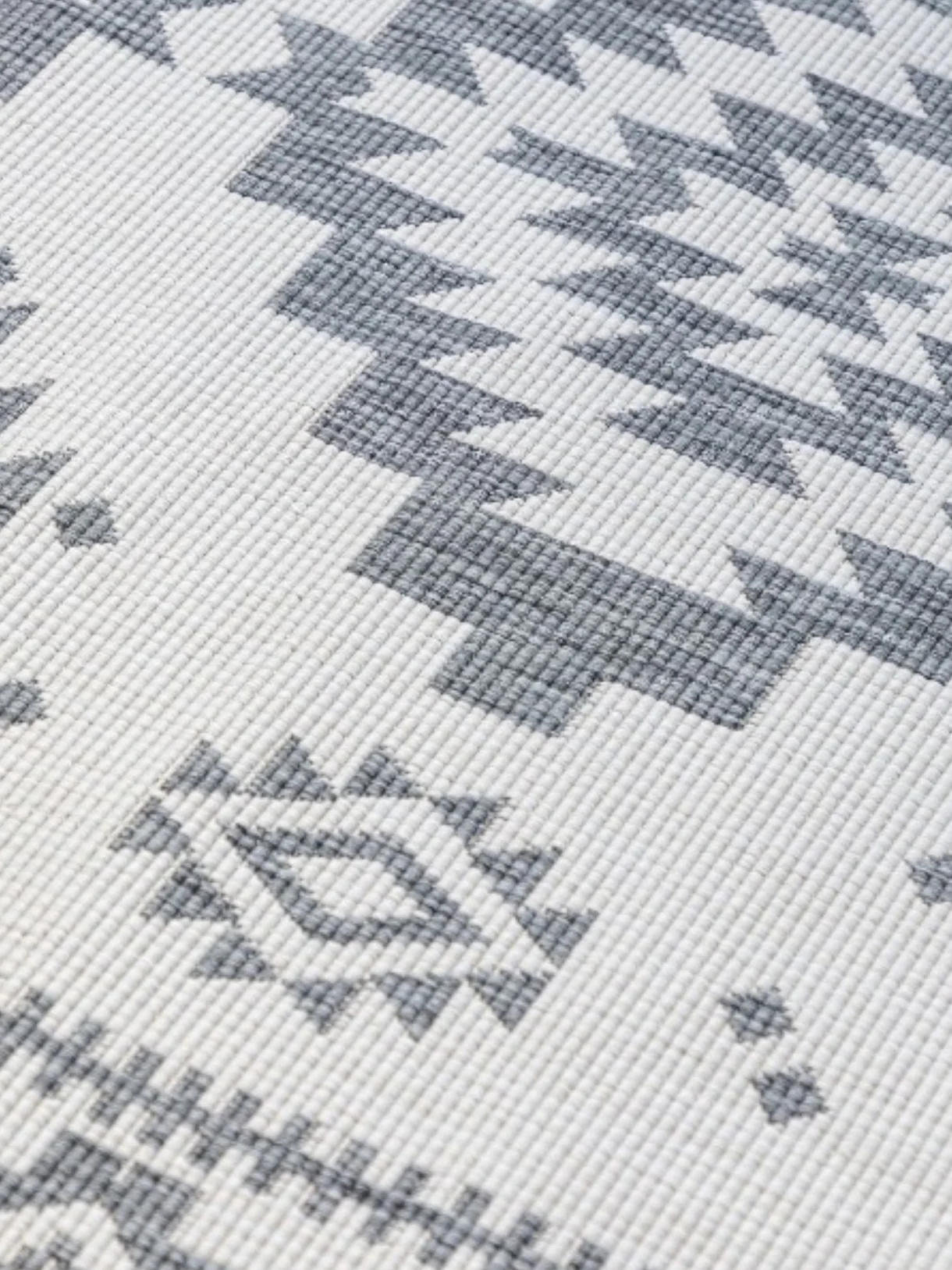 Elle Decoration Gemini Buitenkleed Dubbelzijdig Vloerkleed Zilver