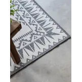 Elle Decoration Gemini Buitenkleed Dubbelzijdig Vloerkleed Zilver