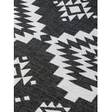 Elle Decoration Gemini Buitenkleed Dubbelzijdig Vloerkleed Zwart