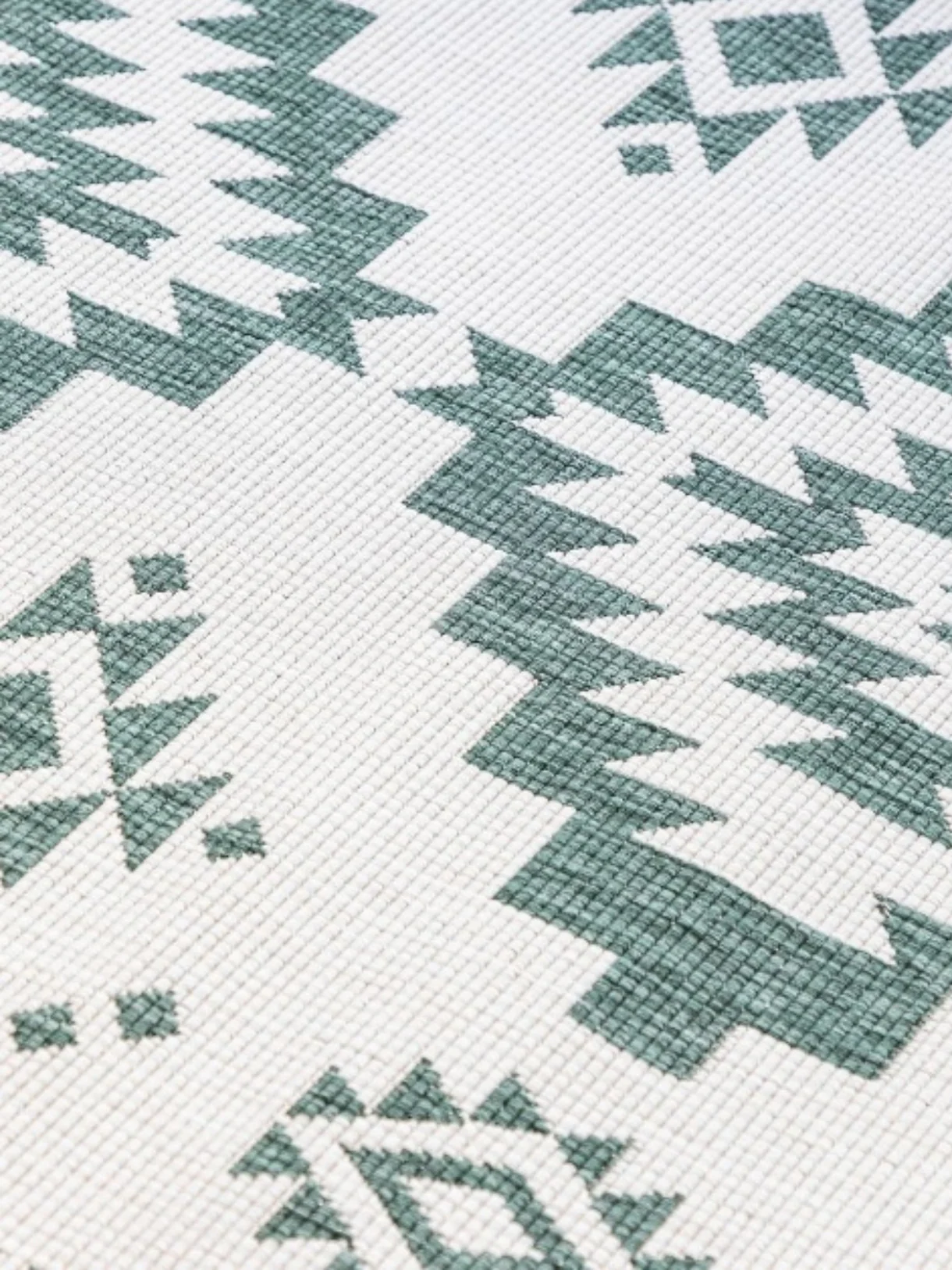 Elle Decoration Gemini Buitenkleed Dubbelzijdig Vloerkleed Groen
