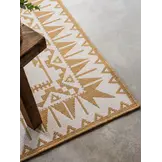 Elle Decoration Gemini Buitenkleed Dubbelzijdig Vloerkleed Geel