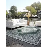 Elle Decoration Gemini Buitenkleed Dubbelzijdig Vloerkleed Groen