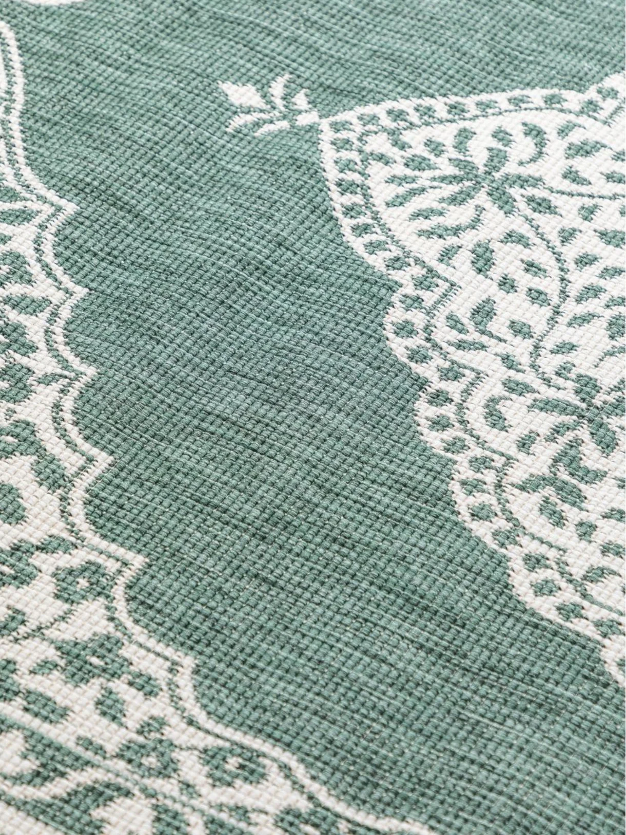 Elle Decoration Gemini Buitenkleed Dubbelzijdig Vloerkleed Groen