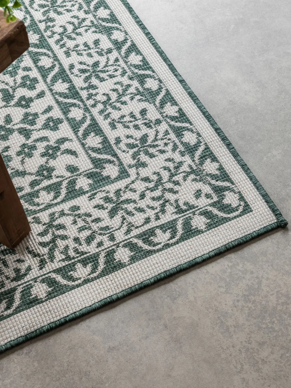 Elle Decoration Gemini Buitenkleed Dubbelzijdig Vloerkleed Groen