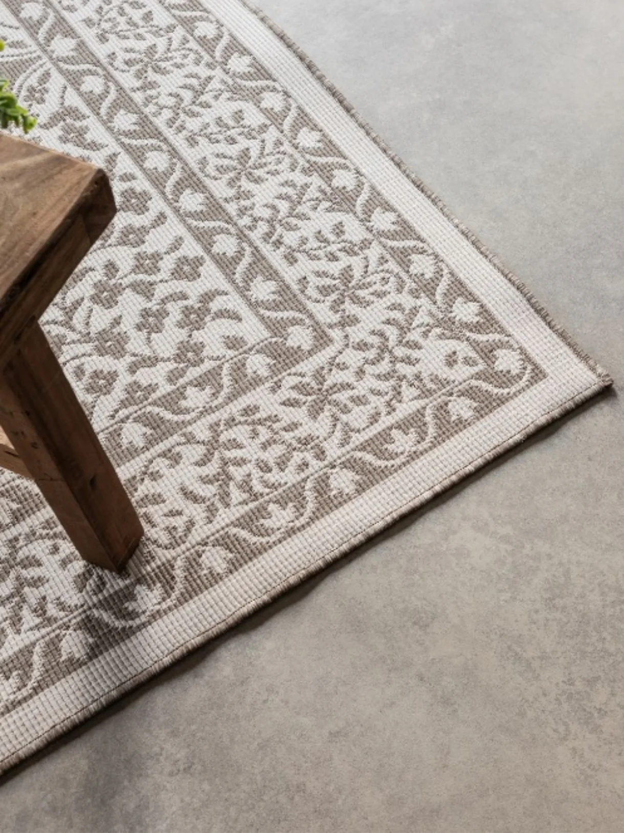 Elle Decoration Gemini Buitenkleed Dubbelzijdig Vloerkleed Linnen