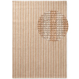 Elle Decoration Harvest Jute Vloerkleed  Creme Goud