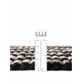 Elle Decoration Harvest Jute Vloerkleed  Creme Zwart