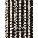 Elle Decoration Harvest Jute Vloerkleed  Creme Zwart