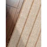 Elle Decoration Handgeweven Jute Vloerkleed Creme Goud
