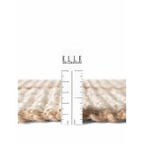 Elle Decoration Handgeweven Jute Vloerkleed Creme Goud