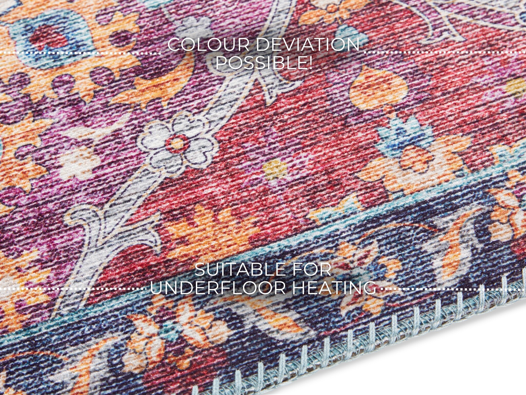 Elle Decoration Ghom Klassiek Laagpolig Vloerkleed Multikleur