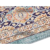 Elle Decoration Maschad Klassiek Laagpolig Vloerkleed Groen