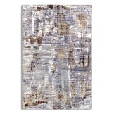 Elle Decoration Saveh Laagpolig Vloerkleed Koper Goud