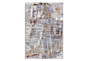 Elle Decoration Saveh Laagpolig Vloerkleed Koper Goud