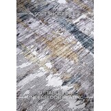 Elle Decoration Saveh Laagpolig Vloerkleed  Goud