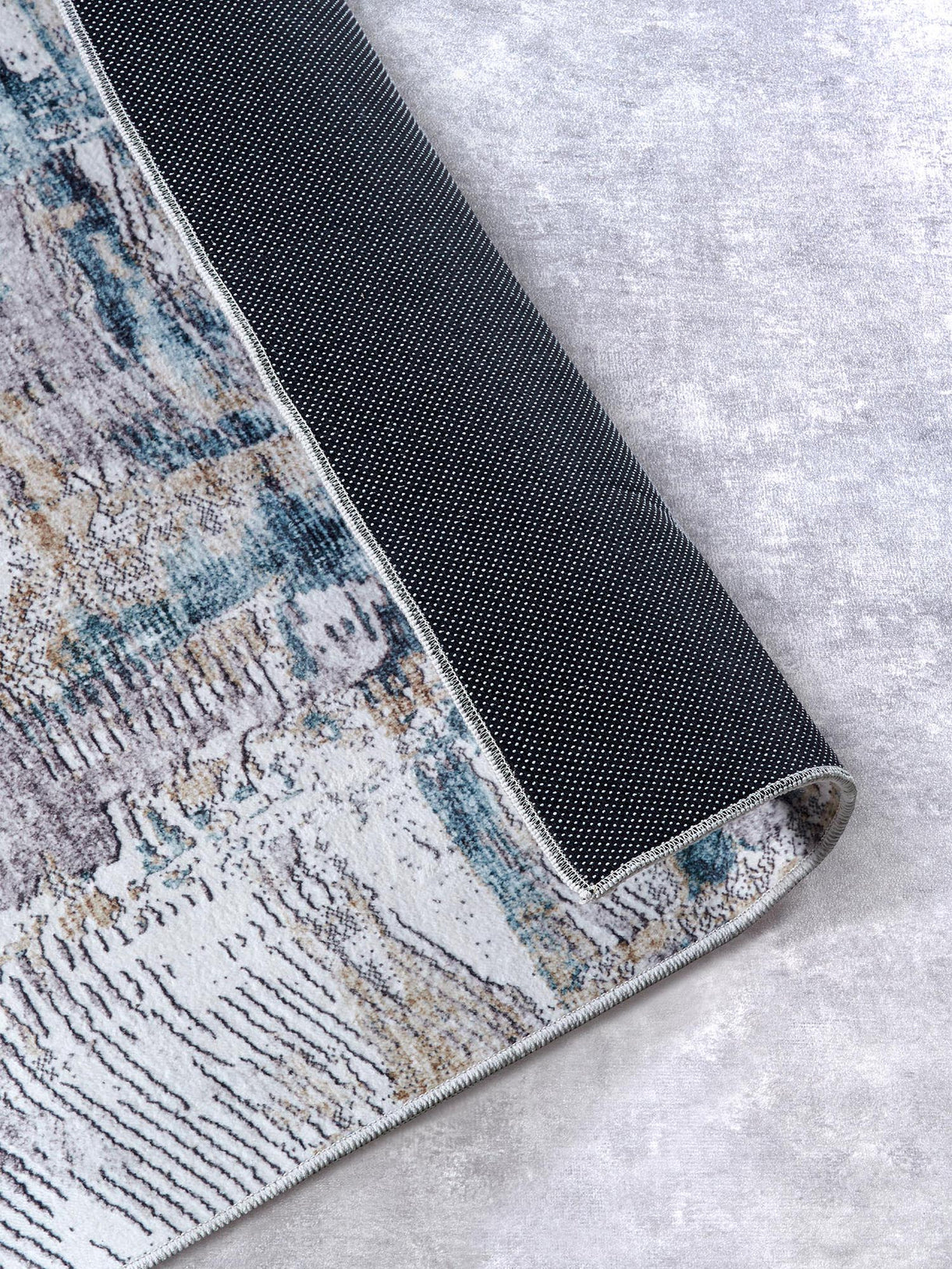 Elle Decoration Saveh Laagpolig Vloerkleed  Goud