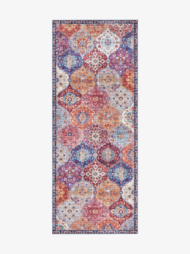 Elle Decoration Ghom Klassiek Laagpolig Vloerkleed Multikleur