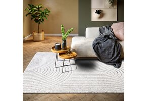 Elle Decoration New York Japandi Vloerkleed Wit