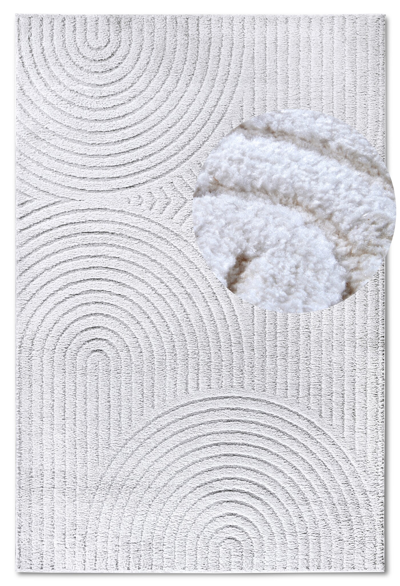 Elle Decoration New York Japandi Vloerkleed Wit