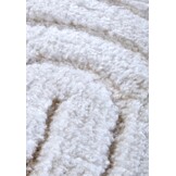 Elle Decoration New York Japandi Rond Vloerkleed Wit