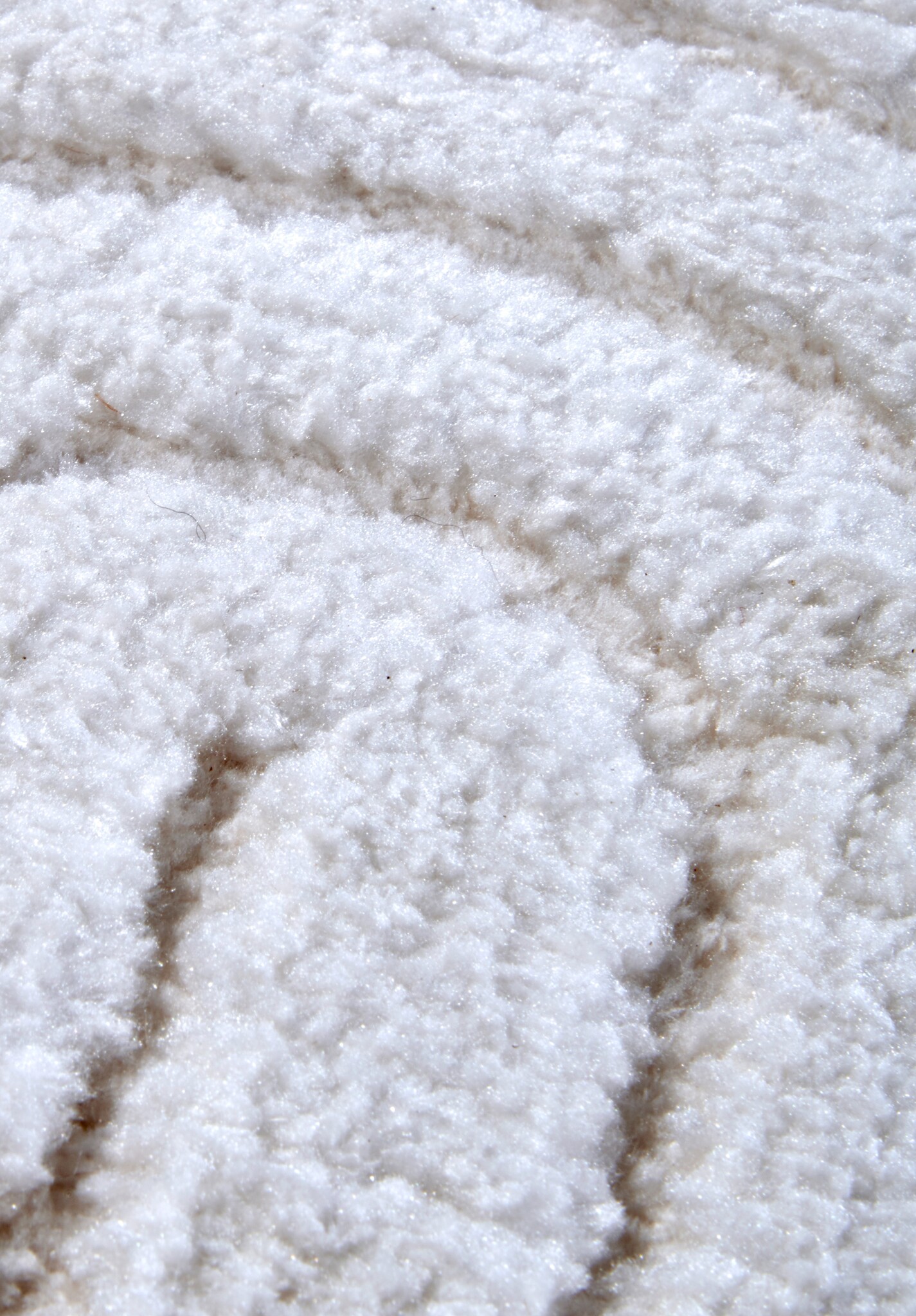 Elle Decoration New York Japandi Rond Vloerkleed Wit