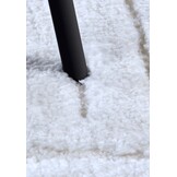 Elle Decoration New York Japandi Rond Vloerkleed Wit