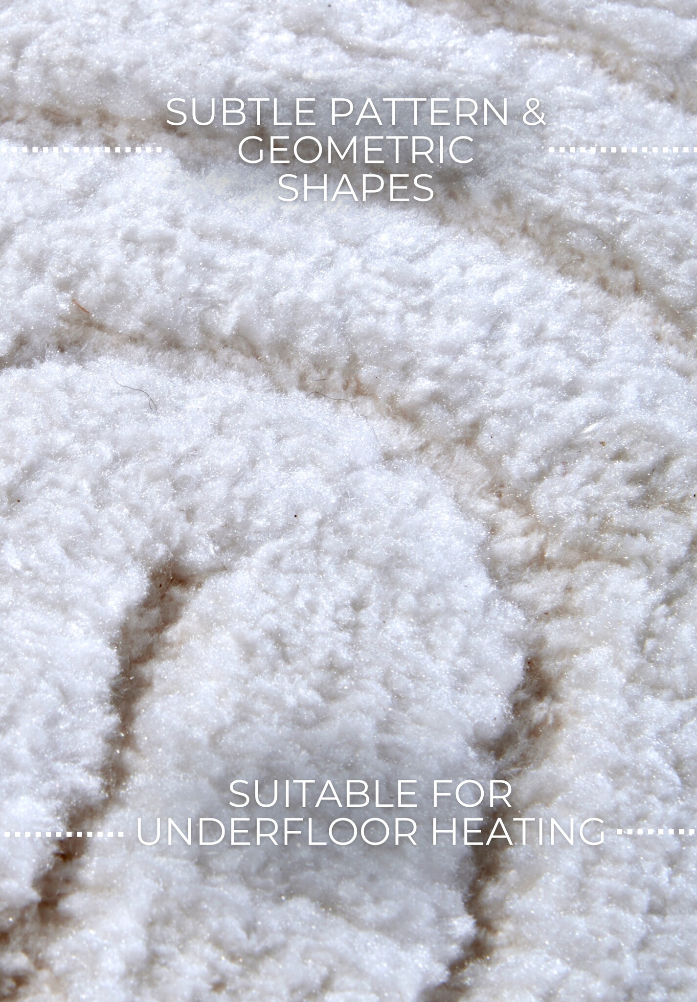 Elle Decoration New York Japandi Rond Vloerkleed Wit