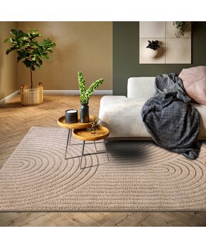 Elle Decoration New York Japandi Vloerkleed Beige