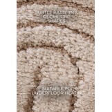 Elle Decoration New York Japandi Rond Vloerkleed Beige