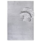 Elle Decoration New York Japandi Vloerkleed  Grijs