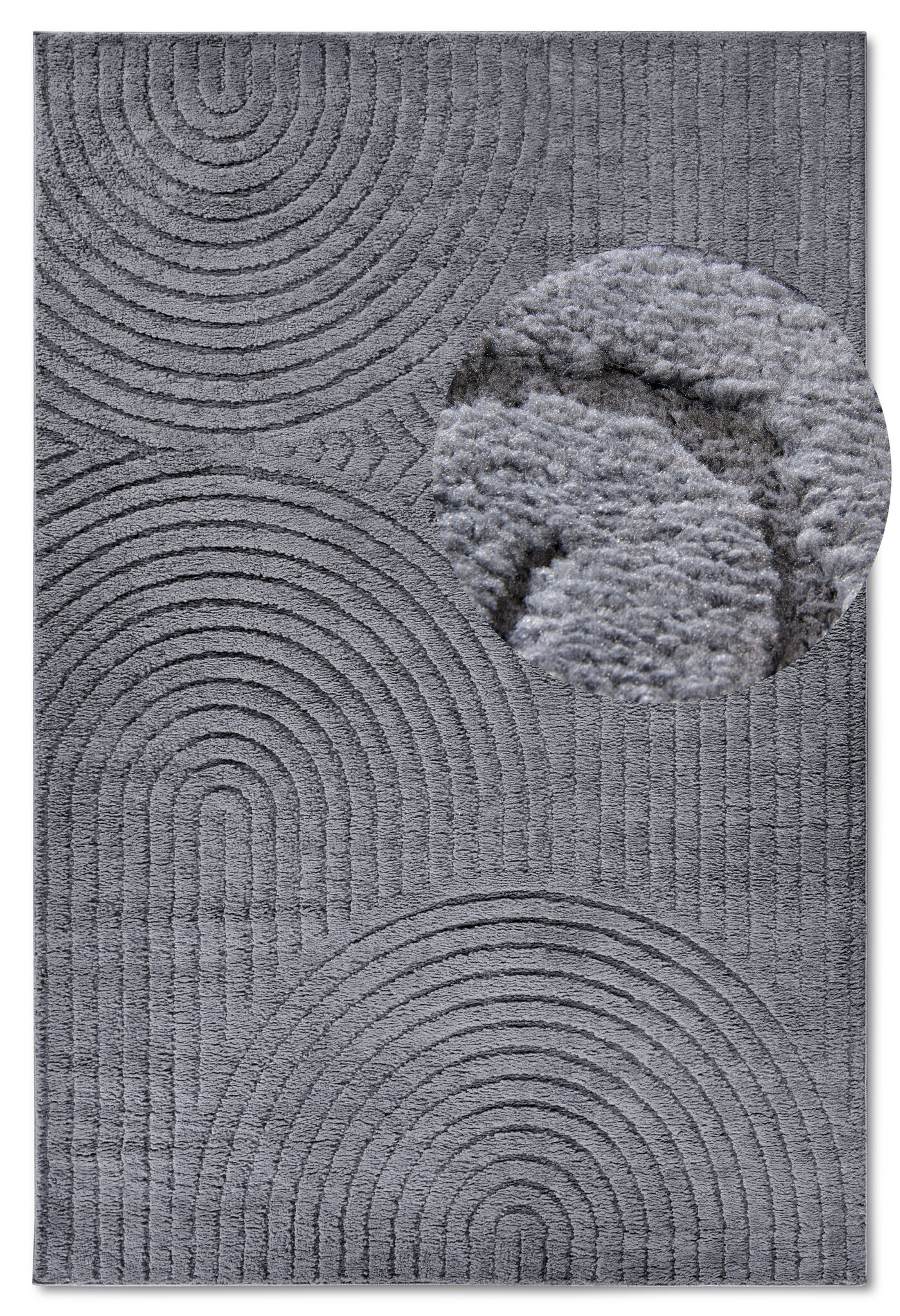 Elle Decoration New York Japandi Vloerkleed Antraciet