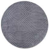 Elle Decoration New York Japandi Rond Vloerkleed Antraciet