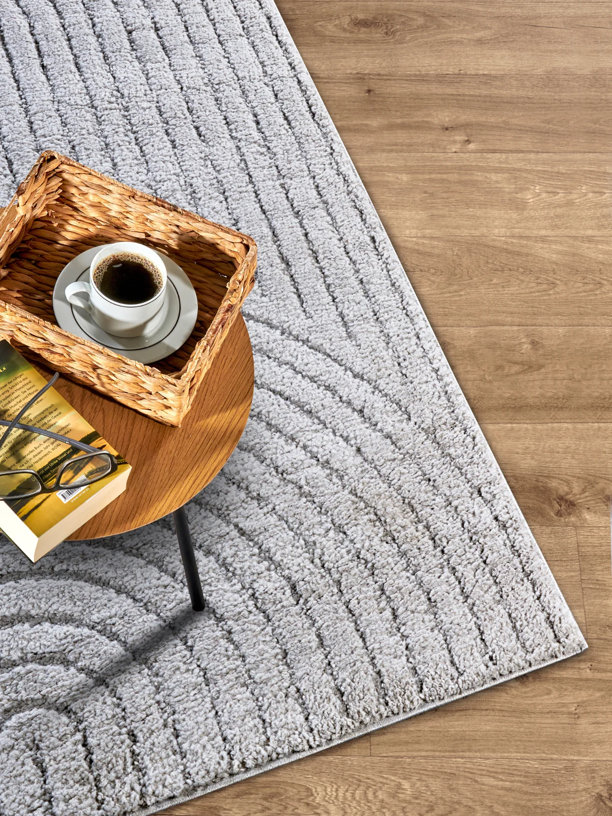 Elle Decoration New York Japandi Vloerkleed  Grijs