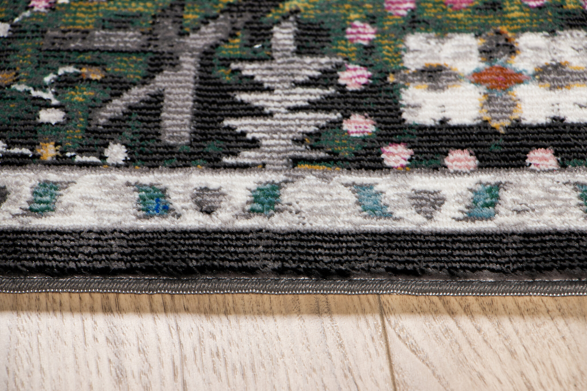 Picasso Paloma Vintage Vloerkleed - Multi / Groen - Laagpolig