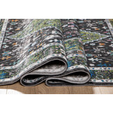 Picasso Paloma Vintage Vloerkleed - Multi / Groen - Laagpolig